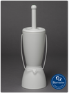 Portable Antimicrobial Dip-San® Hygienic Toilet Brush c/w 250ml cleaning fluid & replacement brush head
